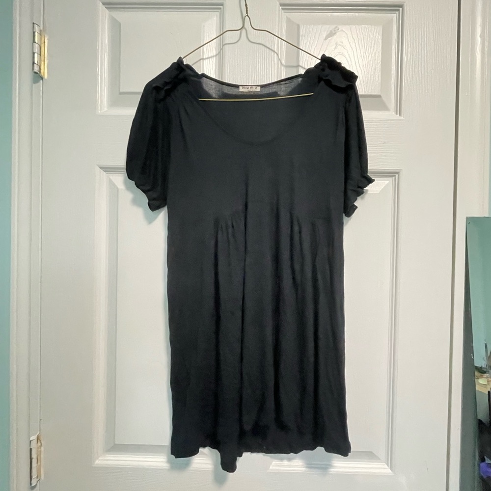 Navy Miu Miu Top